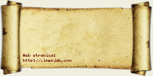 Danica Jovanović vizit kartica